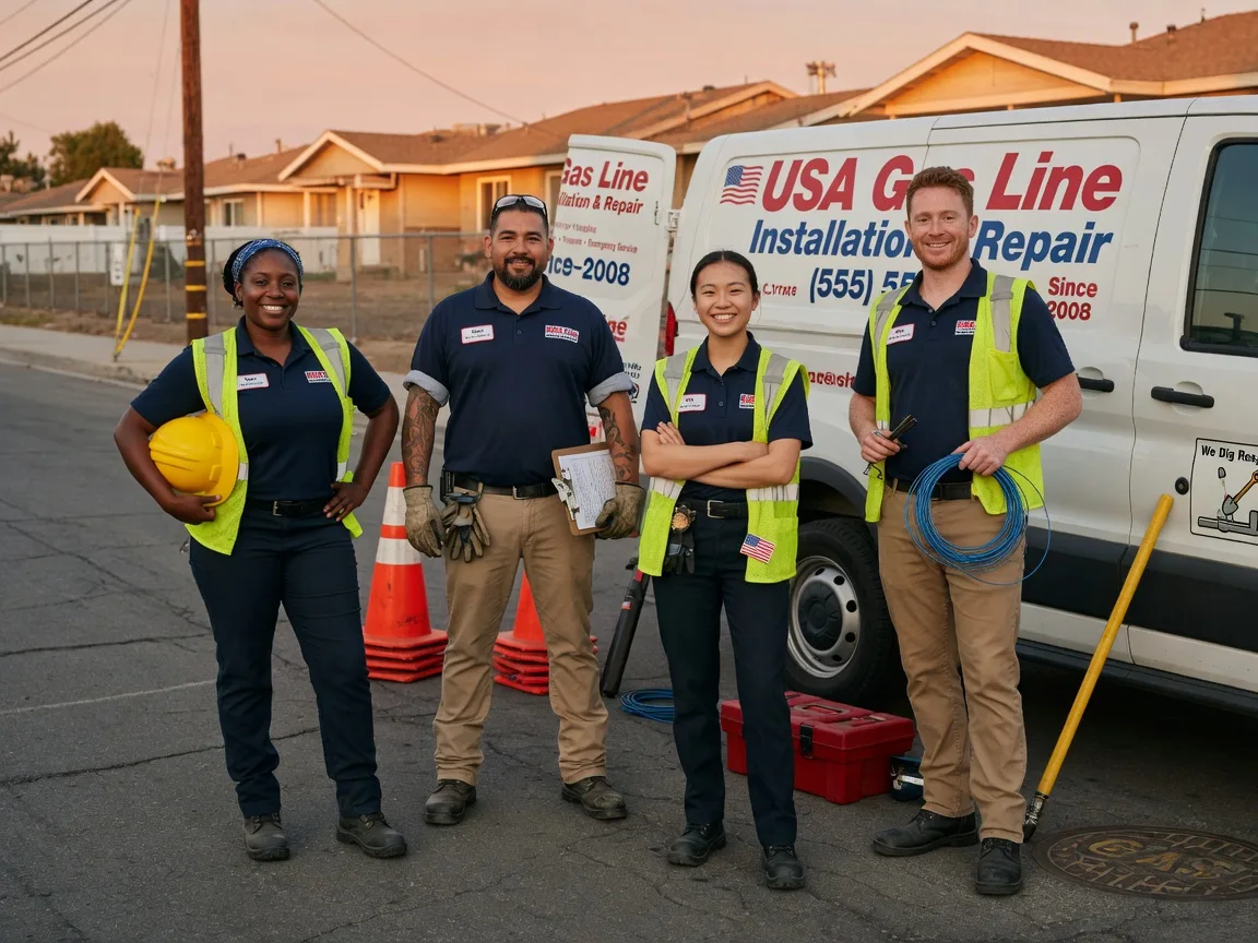 Gas Line Installation company in Roanoke, AL